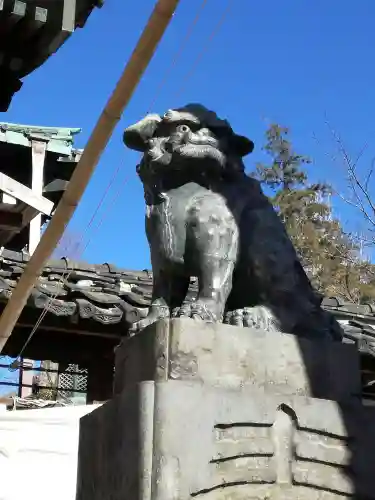 下総野田愛宕神社の狛犬