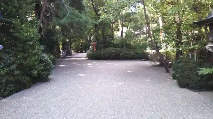 鎮守府八幡宮の庭園