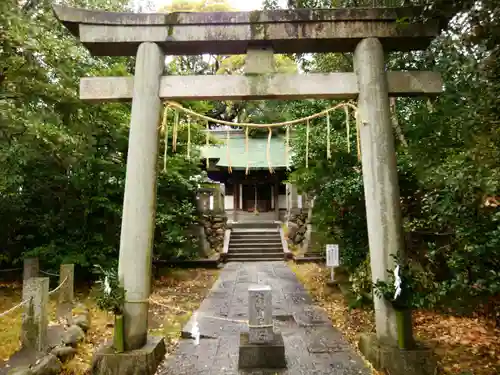 忍　諏訪神社・東照宮　の鳥居