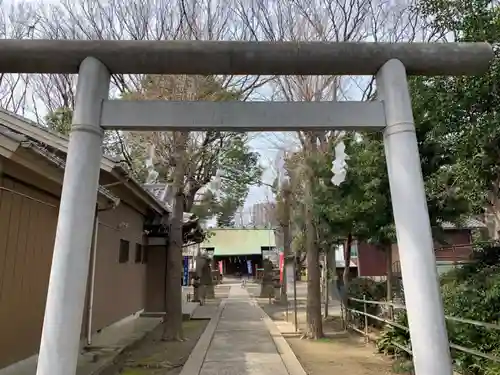 神明大神の鳥居