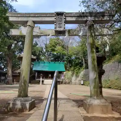 上野毛稲荷神社の鳥居