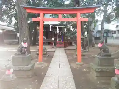 松庵稲荷神社の鳥居