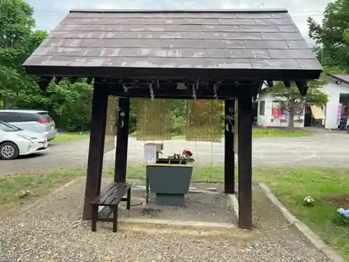 留辺蘂神社の手水