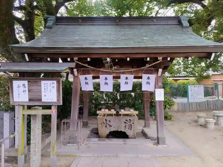 東八幡社の手水舎