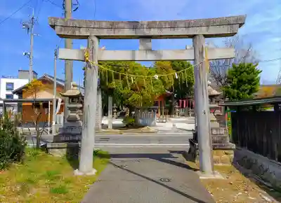 稲荷社(稲荷町)の鳥居