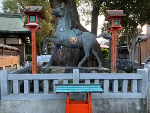 蟻通神社の狛犬