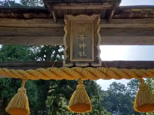 新井神社の鳥居