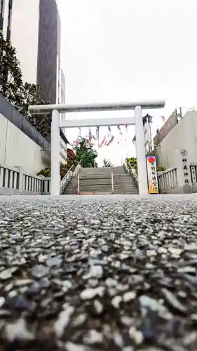 駒込妙義神社の鳥居