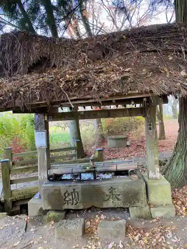 白河神社の手水舎