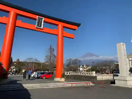 富士山本宮浅間大社の鳥居