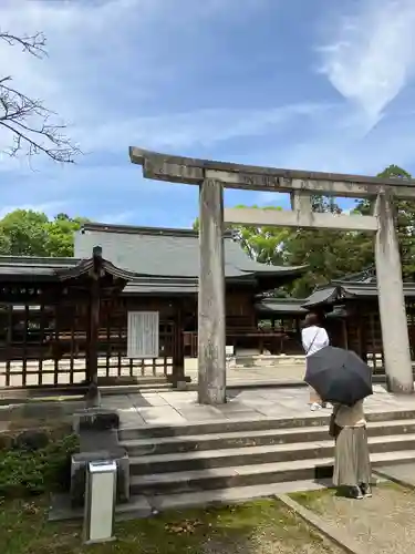 作楽神社の鳥居