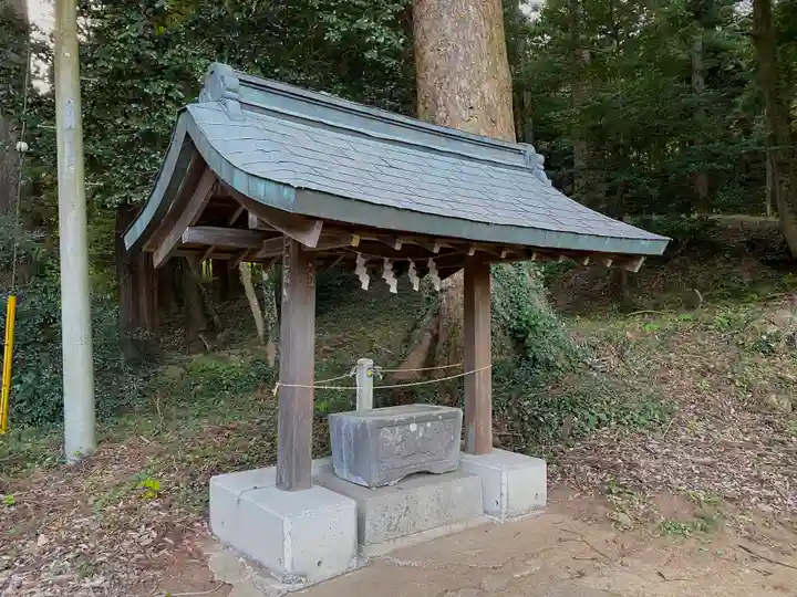 村檜神社の手水舎