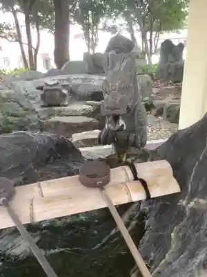 島田神社の手水舎