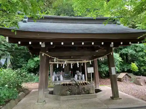 愛知縣護國神社の手水舎
