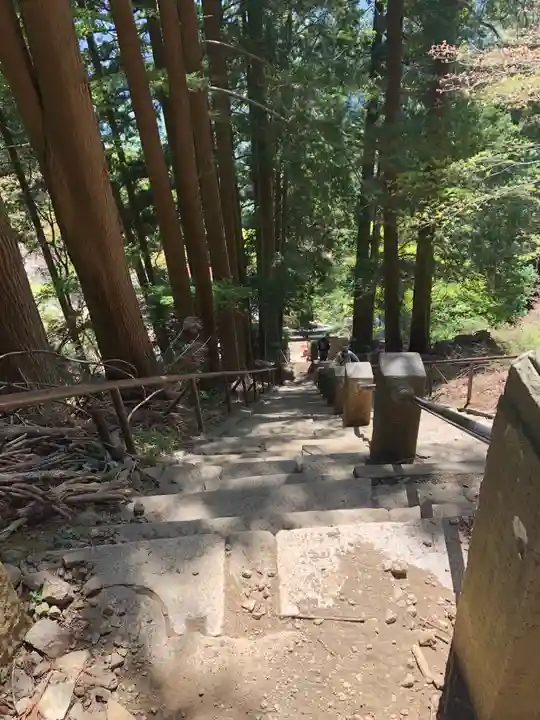 大山阿夫利神社の景色
