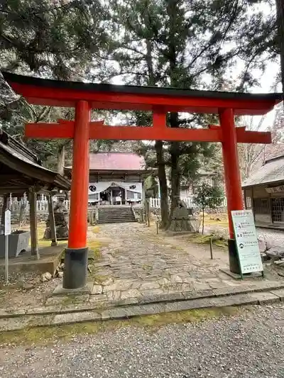 上沼八幡神社の鳥居