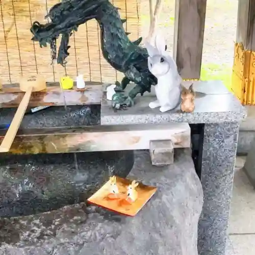 彌彦神社　(伊夜日子神社)の手水舎