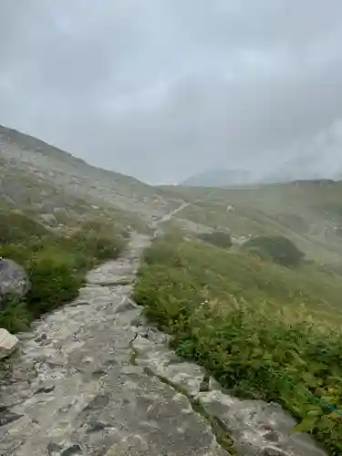 雄山神社峰本社の景色
