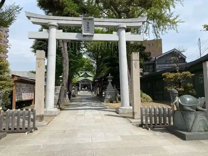 亀有香取神社の鳥居