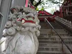 三田春日神社の狛犬