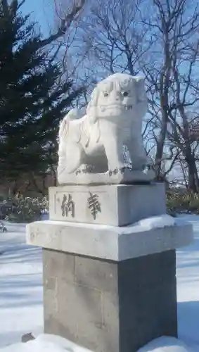 斜里神社の狛犬