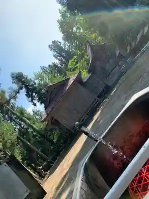 神明神社の手水舎