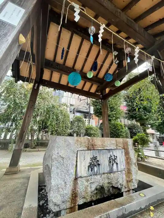 柏神社の手水舎