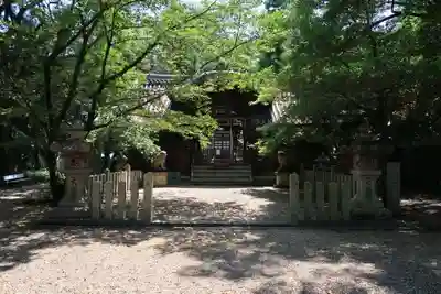 池坐朝霧黄幡比賣神社の本殿・本堂