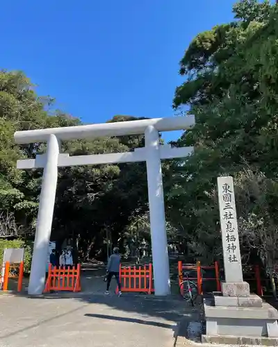 息栖神社の鳥居