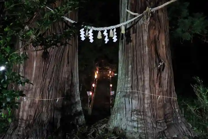 夏井諏訪神社の景色
