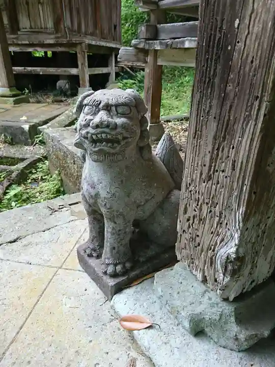 加賀神明宮の狛犬