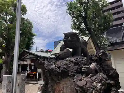 お三の宮日枝神社の狛犬