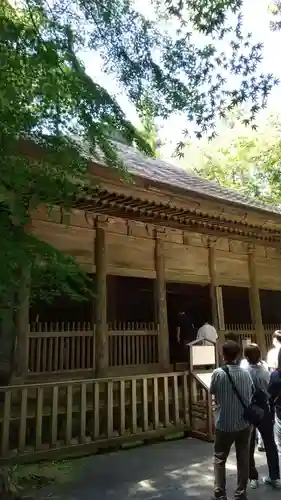 中尊寺の本殿・本堂