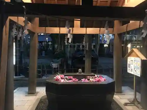 新琴似神社の手水