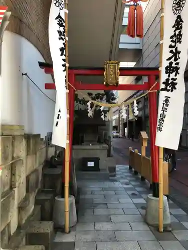 金蛇水神社（仙台一番町分霊社）の鳥居