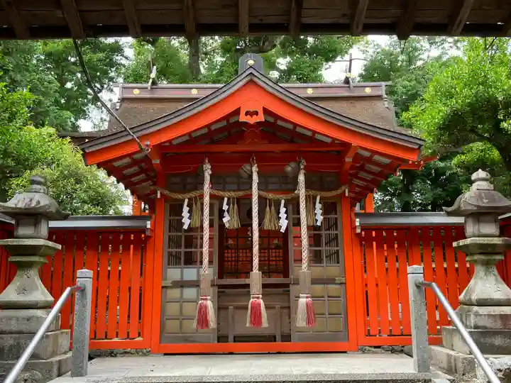 許波多神社(五ケ庄鎮座)の本殿・本堂