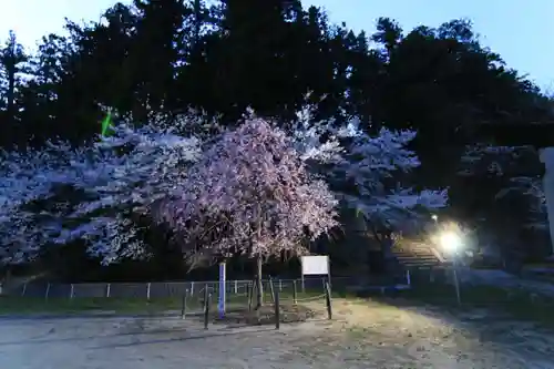 田村神社の庭園