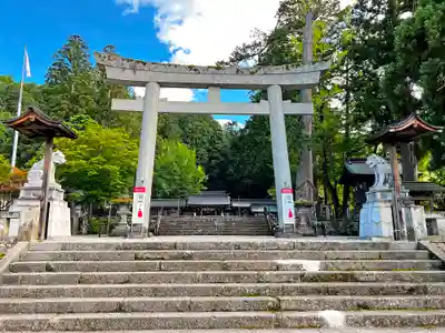 飛驒一宮水無神社の鳥居