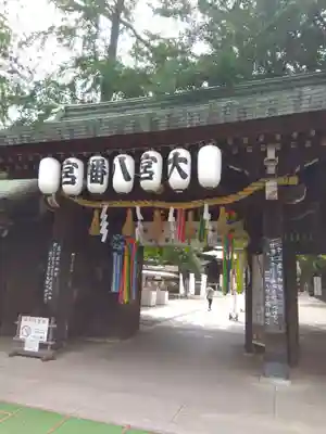大宮八幡宮の山門・神門