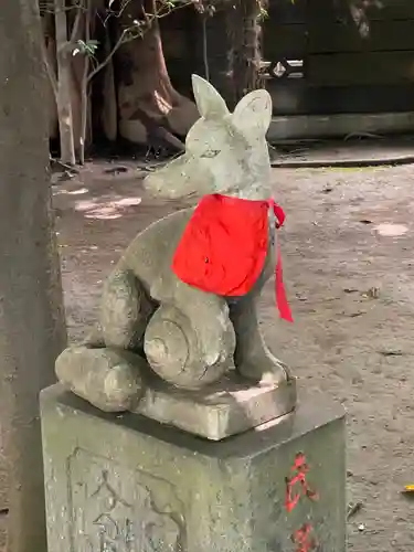 若松稲荷神社の狛犬