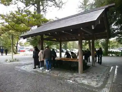 伊勢神宮外宮(豊受大神宮)の手水舎