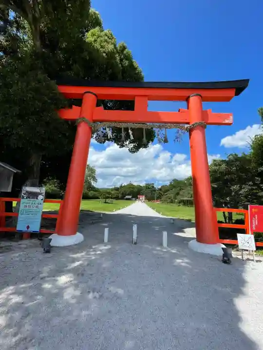 賀茂別雷神社(上賀茂神社)の鳥居