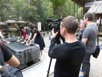 夫婦大國社(春日大社末社)の手水舎