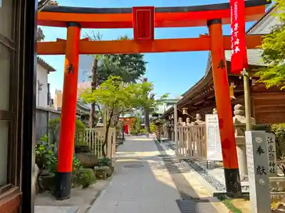 櫛田神社の鳥居