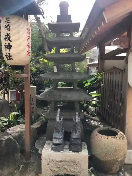 尼崎えびす神社の塔
