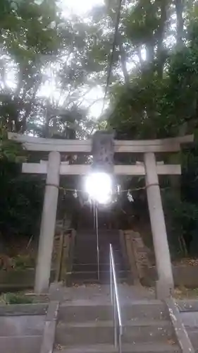 諏訪神社の鳥居