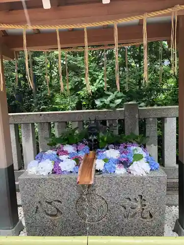 福徳神社（芽吹稲荷）の手水舎