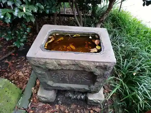 草分稲荷神社の手水