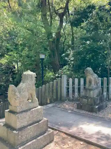 野々上八幡神社の狛犬