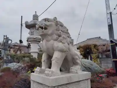 是字寺龍海院の狛犬